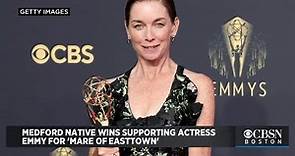 Julianne Nicholson, Medford Native, Wins Supporting Actress Emmy For 'Mare Of Easttown'