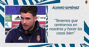Rueda de prensa de Álvaro Giménez | 30/3/2022 | Real Zaragoza