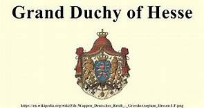 Grand Duchy of Hesse