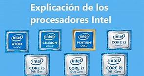 Explicación de los procesadores intel | Como identificarlos y cuales son sus diferencias | TeamAXXEL