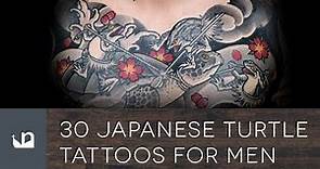 30 Japanese Turtle Tattoos For Men