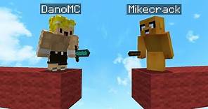 MIKECRACK y DANOMC juegan BEDWARS y PASA ESTO...