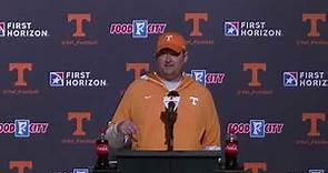 Josh Heupel reacts to first day of spring practice | Tennessee Football