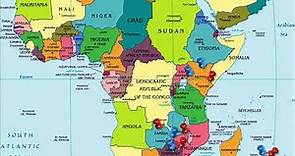 map of Central Africa