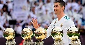 Cristiano Ronaldo ofreció su quinto Balón de Oro al Santiago Bernabéu