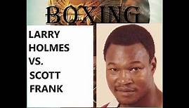 Larry Holmes v. Scott Frank.WBC HWC.1983.09.10