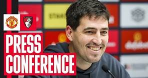 Press conference: Andoni Iraola talks team news and Old Trafford memories