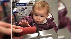 Tool-loving tot oohs and aahs over Lowe's shopping trip 