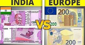 INDIA vs EUROPE - Currency Comparison 2021