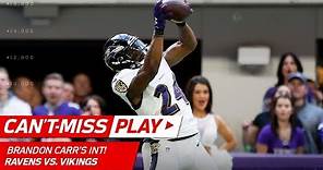 Brandon Carr's Crazy Bobbled INT Against Minnesota! | Can't-Miss Play | NFL Wk 7 Highlights