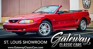 1996 Ford Mustang GT Convertible For Sale Gateway Classic Cars St. Louis #8410