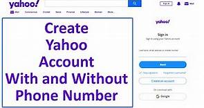 Create Yahoo account WITH & WITHOUT Phone number in 2021| Create Yahoo account without Phone Number
