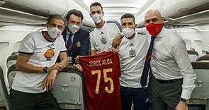 Homenaje de altura a Jordi Alba por sus 75 partidos con la Selección