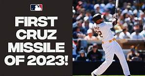 CRUZ MISSILE!! Nelson Cruz hits FIRST home run in Padres uniform!