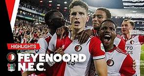 It ain't over 𝙏𝙞𝙡 it's over 🤯 | Highlights Feyenoord - N.E.C. | Eredivisie 2021-2022