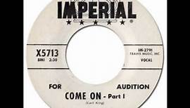 EARL KING - "COME ON" [Imperial 5713] 1960
