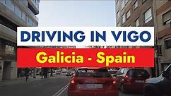 Driving in Vigo Downtown - Galicia - Spain [4K]