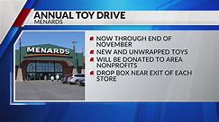 Menards holds annual toy drive