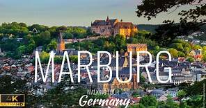 Marburg, Germany 🇩🇪 Walking Tour 2023 | 4K 60fps HDR | A Medieval Gem in Germany