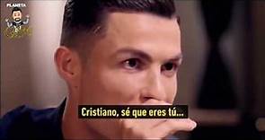 Cristiano Ronaldo llora al ver el video de su padre.