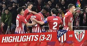 Resumen de Atlético de Madrid vs Athletic Club (3-2)