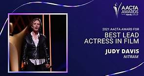 Judy Davis wins Best Lead Actress in Film | 2021 AACTA Awards
