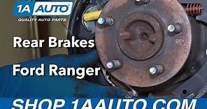 How to Replace Rear Drum Brakes 95-09 Ford Ranger