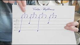 Die Triolen - als Rhythmus für das Schlagzeug