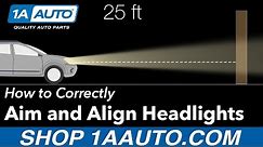 How to Aim and Align your Headlights Correctly