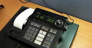 How To Fix E-10 Error On Casio SE-S10 Cash Register - Possible Causes Of E-10 Error Message