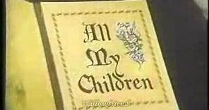 1983 All My Children Opening