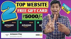 Top 2 Website Earn Free Gift Card | How To Get Free Amazon Gift Card | Amazon Gift Card earning app