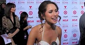 Maiara Walsh on being Latina - Alma Awards 2013 exclusive interview on the red carpet