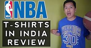 ORIGINAL NBA Basketball T-Shirts In INDIA Review | Where To Buy NBA Merch In India?
