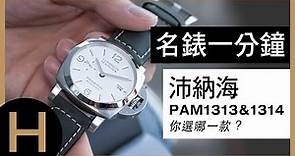【名錶一分鐘】入手前秒懂沛納海 Luminor是什麼?｜PANERAI Luminor Marina PAM1313與PAM1314