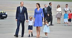 Duke & Duchess of Cambridge leave Poland for Germany