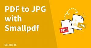 How to Convert PDF to JPG, with Smallpdf