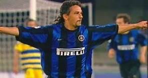 Roberto Baggio vs Parma | 2000 Champions League Playoffs | Masterclass | 2 Goals