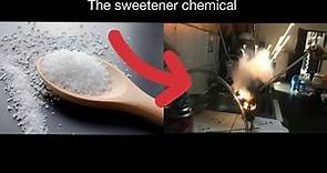 The sweetener chemical explosion by sodium saccharin