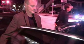 Sam Shepard departing Hollywood restaurant in 2015