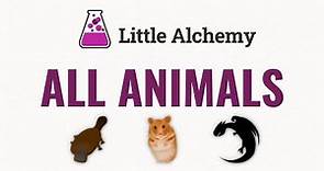 ALL ANIMALS in Little Alchemy