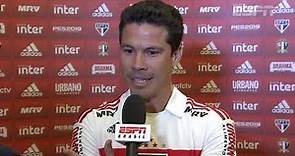 Hernanes está de volta ao São Paulo: o meia concedeu entrevista exclusiva à ESPN