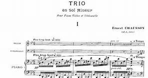 Chausson - Piano Trio op.3 (Trio Archipel).