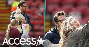 Blake Lively & Ryan Reynolds Debut Newborn Baby At Wrexham Soccer Game