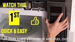 Fix Microwave Keypad Failure TRY THIS BEFORE BUYING A NEW ONE!