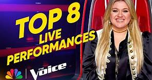 Incredible Live Performances from the Top 8 Semi-Final | The Voice | NBC