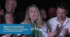 María Guardiola: "Los extemeños han dicho en las urnas que tienen ganas de cambio"