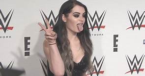 Paige gets cheeky at WWE RAW Pre Show Party red carpet in 2016