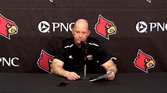 U of L coach Jeff Brohm looks forward to getting back on field at home game against Duke