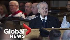 John Crosbie Funeral: Brian Mulroney delivers heartfelt eulogy for late Canadian politician | FULL